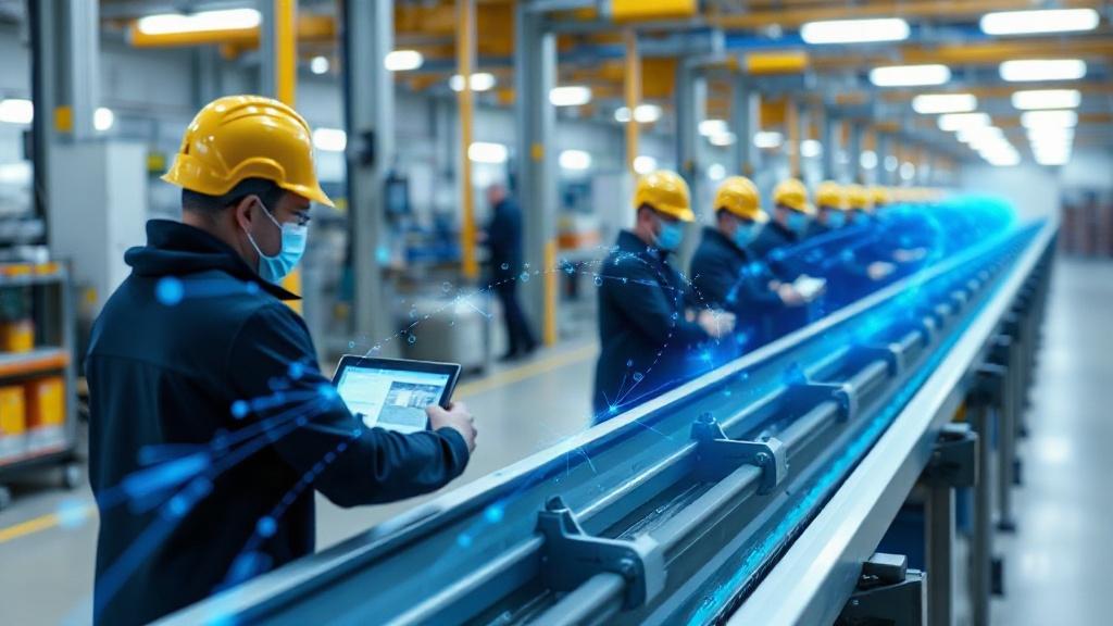 Jak cyfrowe bliźniaki wspierają zarządzanie linią produkcyjną?. Symulacja zmian przed ich wdrożeniem Jak cyfrowe bliźniaki wspierają zarządzanie linią produkcyjną?. Symulacja zmian przed ich wdrożeniem